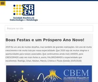 Endocrino.org.br(Sociedade Brasileira de Endocrinologia e Metabologia) Screenshot