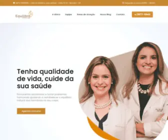 Endoequilibre.com.br(Clínica de Endocrinologia em Brasília) Screenshot