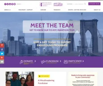 Endofound.org Screenshot