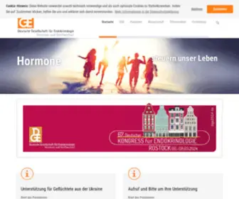 Endokrinologie.net(Die deutsche gesellschaft für endokrinologie (dge)) Screenshot