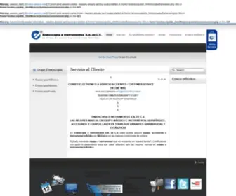 Endoscopia.com.mx(Endoscopia e Instrumentos S.A) Screenshot