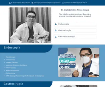 Endoscopiaenqueretaro.com(Sergio Alonso Vergara) Screenshot