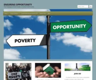 Endpovertycc.org(Ensuring Opportunity) Screenshot