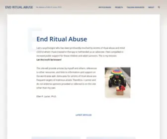 Endritualabuse.org(End Ritual Abuse) Screenshot