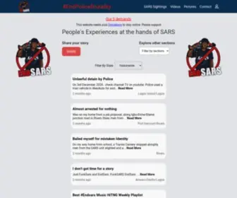 Endsars.com(End Sars) Screenshot