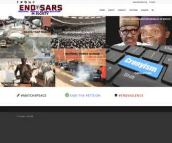 Endsars.org(End SARS) Screenshot