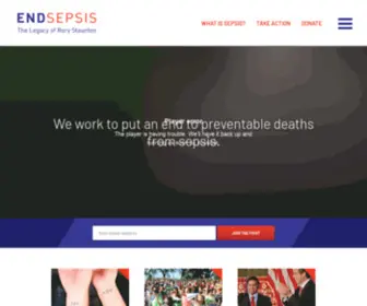 Endsepsis.org(End Sepsis) Screenshot