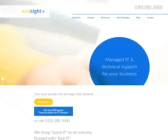 Endsight.net(San Francisco (SF) IT Company) Screenshot