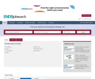 Endsjobsearch.co.uk(Environmental Jobs) Screenshot
