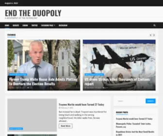 Endtheduopolynow.com(End The Duopoly) Screenshot