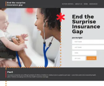 Endtheinsurancegap.org(Endtheinsurancegap) Screenshot