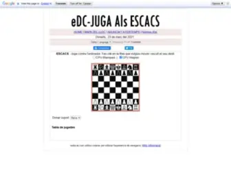 Enducat.com(EDC-Juga Als Escacs JUGA ALS ESCACS) Screenshot