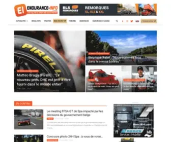 Endurance-Info.com(Page d'accueil) Screenshot
