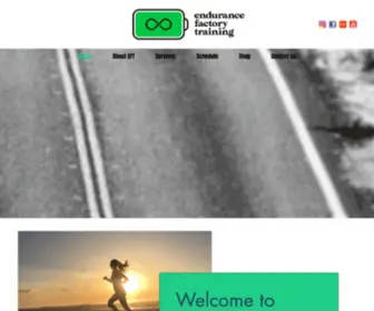 Endurancefactorytraining.com(Endurance Factory Training) Screenshot
