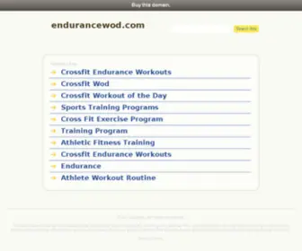 Endurancewod.com(EnduranceWod) Screenshot