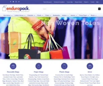 Endurapack.com(Custom Promotional Tote Bags) Screenshot