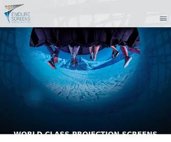 Endurescreens.com(Projection Dome Screens) Screenshot