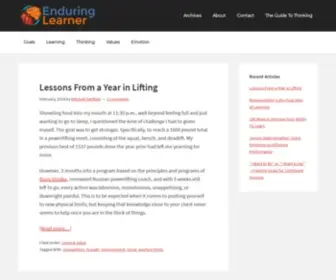 Enduringlearner.com(Enduring Learner) Screenshot
