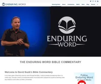 Enduringword.com(The Enduring Word Bible Commentary from David Guzik) Screenshot