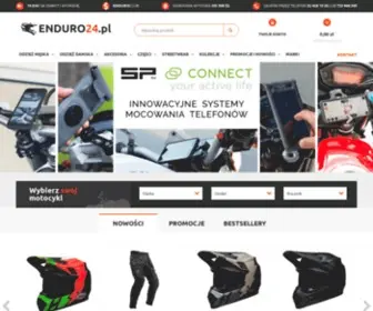 Enduro24.pl(Motocyklowy sklep internetowy enduro) Screenshot