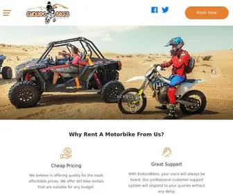 Endurobikes.ae(Dirt Bike Rental in Dubai) Screenshot