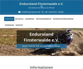 Enduroland.info(Die) Screenshot