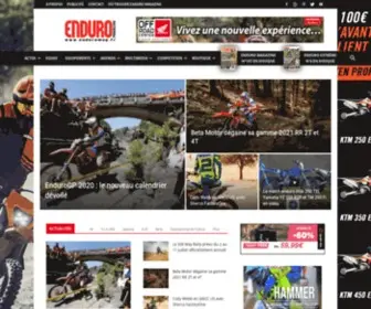 Enduromag.fr(Magazine des enduristes et randonneurs) Screenshot