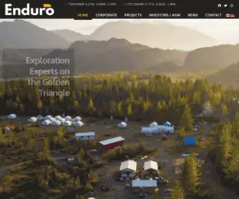 Endurometals.com(Enduro Metals) Screenshot