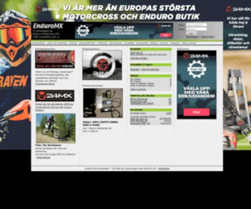 Enduromx.com(Fri annonsplats för enduro & motocross (mx)) Screenshot