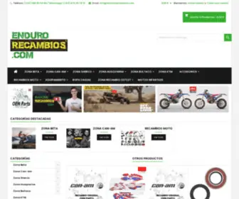 Endurorecambios.com(Endurorecambios) Screenshot