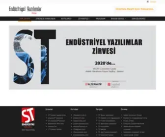 Endustriyelyazilimlarzirvesi.com(Endüstriyel) Screenshot