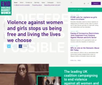 Endviolenceagainstwomen.org.uk(End violence against women) Screenshot