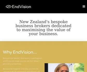 Endvision.co.nz(New Zealand Business Brokers) Screenshot