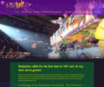 Endymion.org(Mardi Gras' Extravaganza) Screenshot