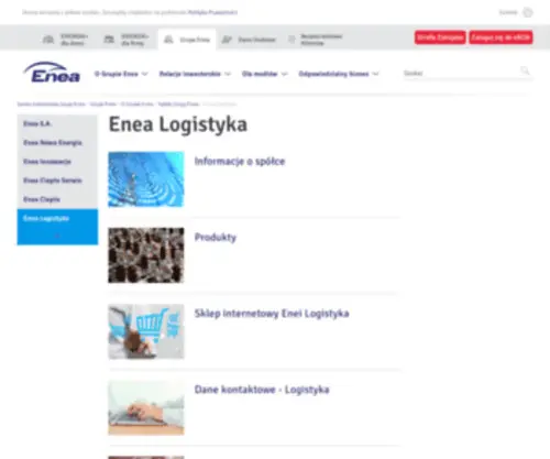Enea-Logistyka.pl(Enea Logistyka) Screenshot