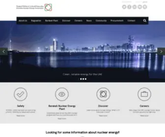 Enec.gov.ae(Emirates Nuclear Energy Corporation) Screenshot