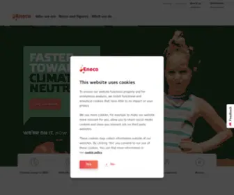 Eneco.com(Climate Neutral Faster) Screenshot