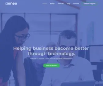 Enee.com.au(Enee Solutions) Screenshot