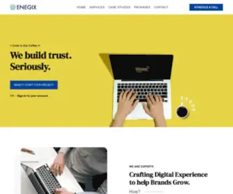 Enegix.co(Building Flagship Websites & Web Applications) Screenshot