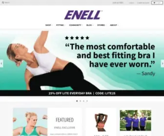 Enell.com(Enell Sports Bras) Screenshot