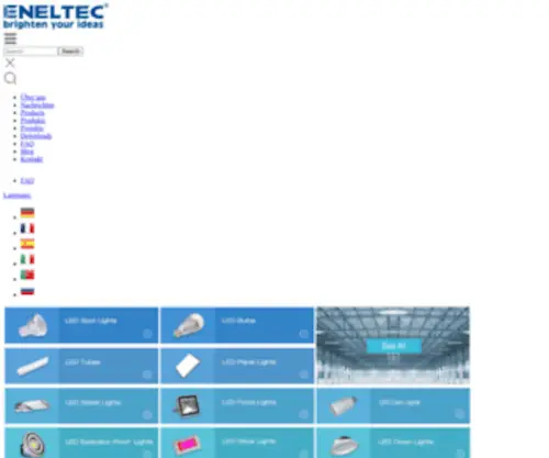Eneltec-Led.de(Kaufen Hohe Qualität LED) Screenshot