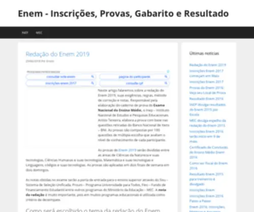 Enem2015.net.br(EnemInscrição) Screenshot