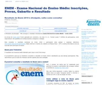 Enem2018.org(ENEM 2018) Screenshot