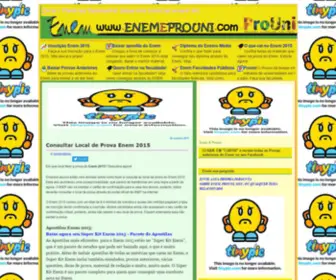 Enemeprouni.com(ENEM E) Screenshot