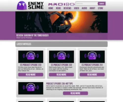 Enemyslime.com(Enemy Slime) Screenshot
