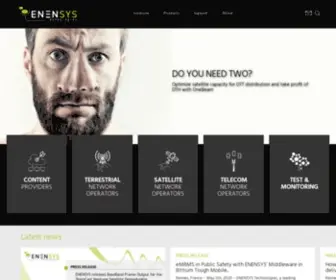 Enensys.com(Efficient Media Delivery) Screenshot