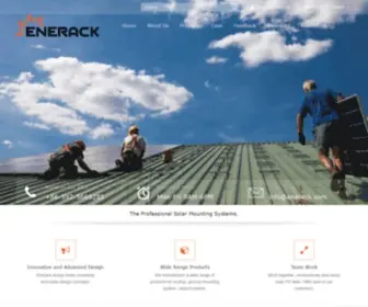 Enerack.com(Solar Mounting) Screenshot