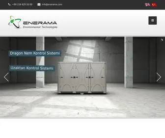 Enerama.com.tr(Nem alma & Nem Kontrol Sistemleri) Screenshot