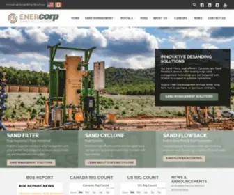 Enercorpsandsolutions.com(Oil and Gas Sand Separators (Desanding)) Screenshot