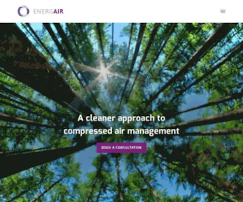 Energair.com(For compressed air management) Screenshot